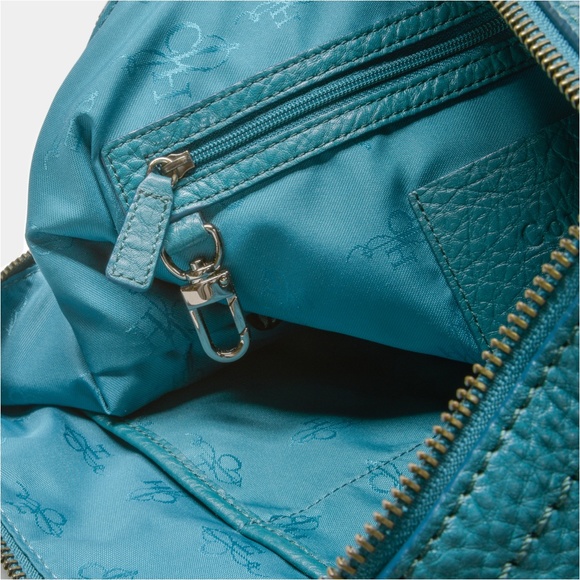 COLE HAAN Pebbled Leather Tote Bag with Tassel - Picture 5 of 15